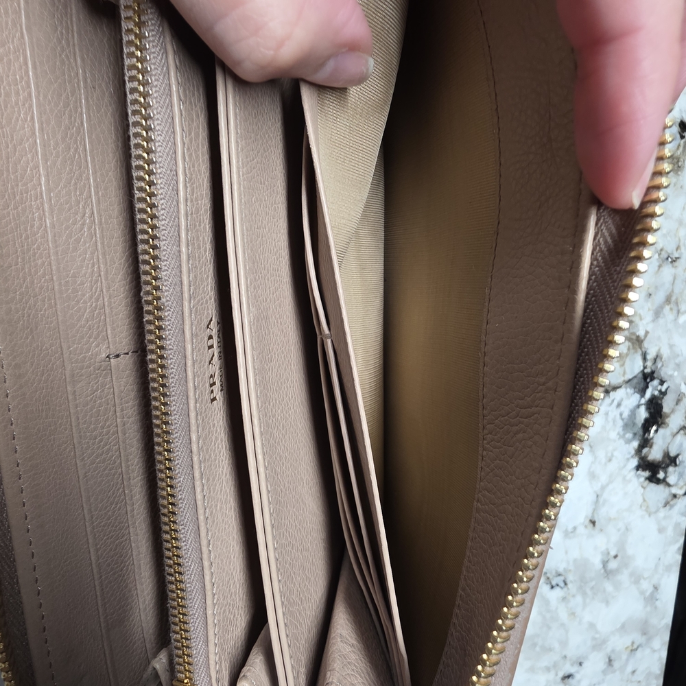 Prada Pink Wallet with Bow Accent - Picture 9 of 14